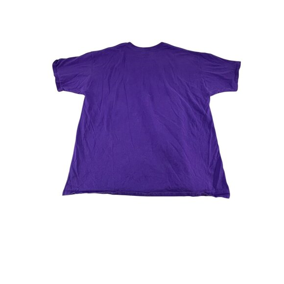 Champion Purple Graphic T-Shirt XL Mens Authentic Athletic Casual Cotton Comfort - Picture 12 of 14